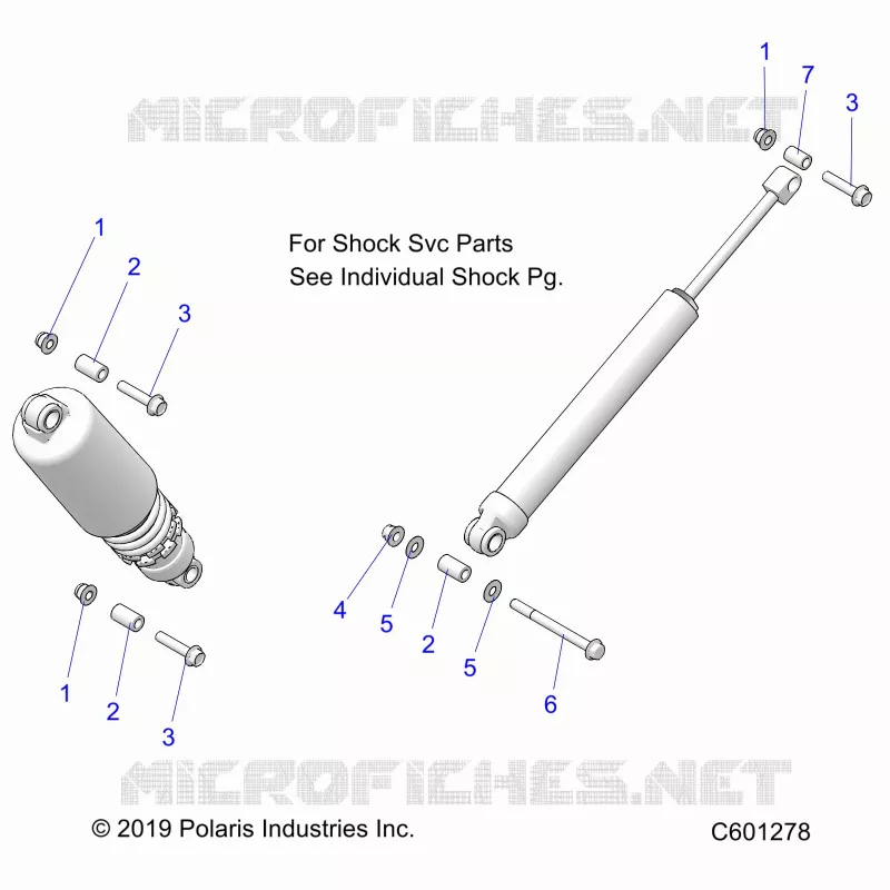 REAR SUSPENSION SHOCKS MNTG.
