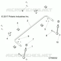 SUSPENSION, FRONT STABILIZER BAR