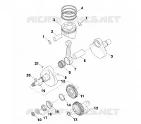 CRANKSHAFT AND PISTON