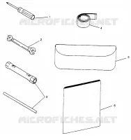 TOOL KIT    600 XC 0971776 AND EUROPEAN 600 XC E971776 (4937933793D002)