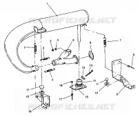 EXHAUST SYSTEM 440 XCR SP 0941660 (4927082708026A)