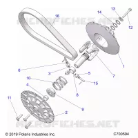 DRIVE TRAIN, CLUTCH, SECONDARY