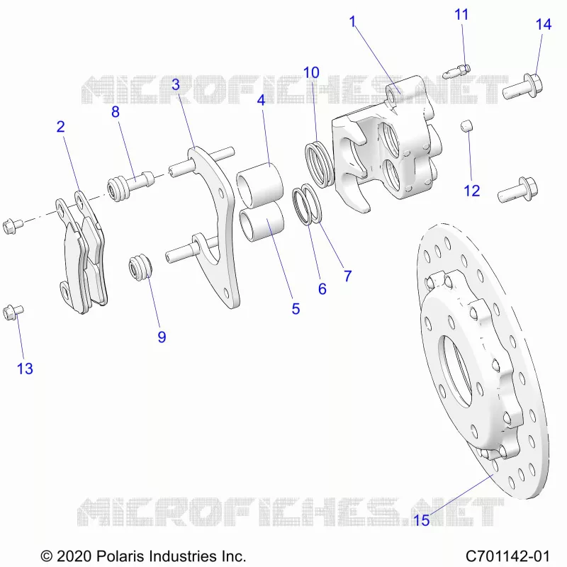BRAKES, REAR CALIPER 