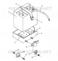 BATTERY BOX ASSEMBLY LITE DELUXE/0933431 (4922972297027A)