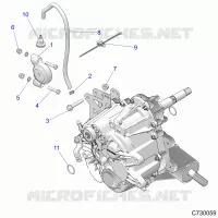 DRIVE TRAIN, MAIN GEARCASE MOUNTING