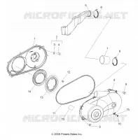 DRIVE TRAIN, CLUTCH COVER