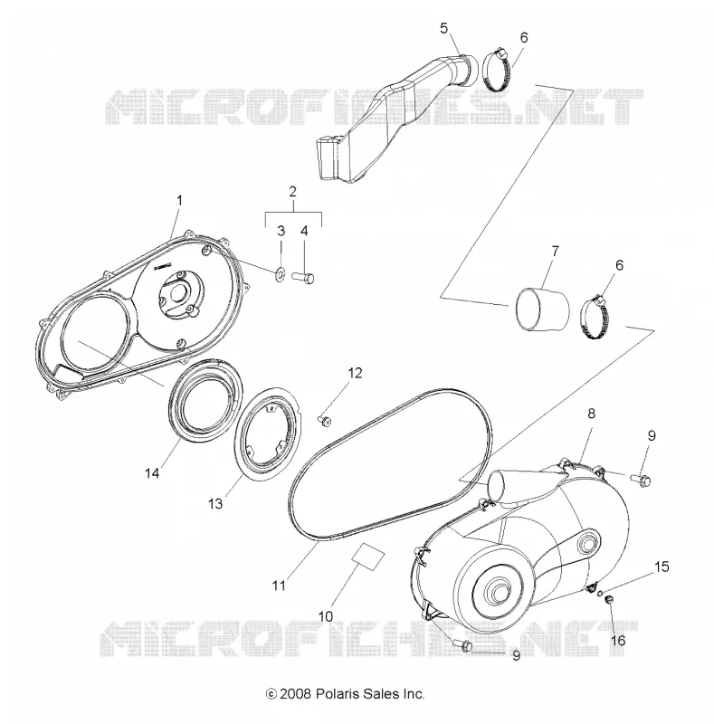 DRIVE TRAIN, CLUTCH COVER