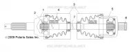 DRIVE TRAIN, REAR DRIVE SHAFT