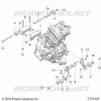 ENGINE, MOUNTING