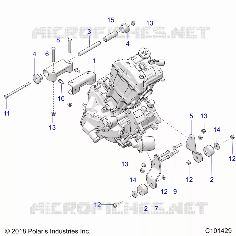 ENGINE, MOUNTING