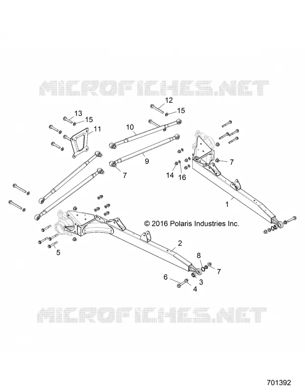 REAR SUSPENSION CONTROL ARMS
