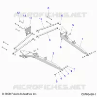 REAR SUSPENSION CONTROL ARMS