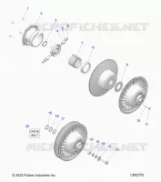 DRIVE TRAIN, CLUTCH, SECONDARY