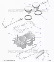 CYLINDER AND PISTON