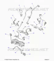 FUEL SYSTEM, RAIL, LINES AND THROTTLE BODY