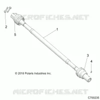 DRIVE TRAIN, REAR PROP SHAFT