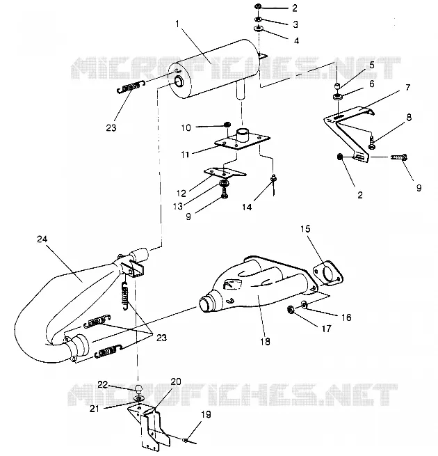 EXHAUST SYSTEM RXL TOURING 0950869 (4928982898C007)