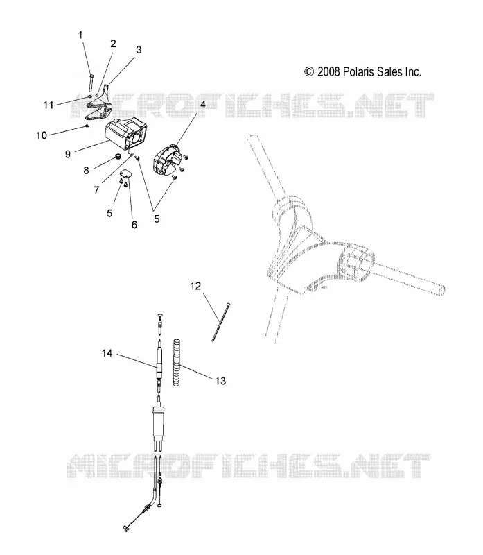ENGINE, THROTTLE   CONTROL ASM.