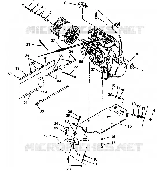 ENGINE MOUNTING CLASSIC TOURING E942875 (49274027400032)