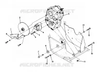 RH GEARCASE   BRAKE MOUNTING 350 4X4