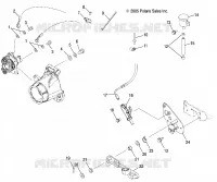 MASTER CYLINDER, REAR AND FOOT PEDAL