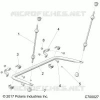 SUSPENSION, REAR STABILIZER BAR