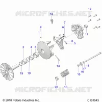 DRIVE TRAIN, PRIMARY CLUTCH