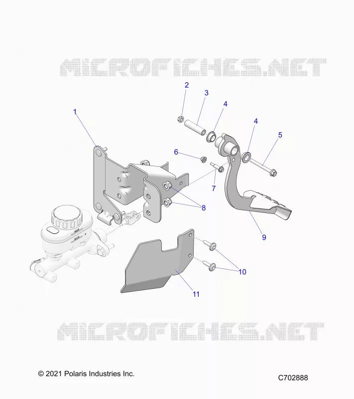BRAKES, FOOT PEDAL