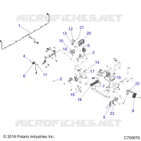 WIRE HARNESS COMPONANTS- R20RSF99AV/BV (C700676)